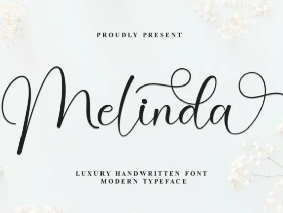 Melinda Script font