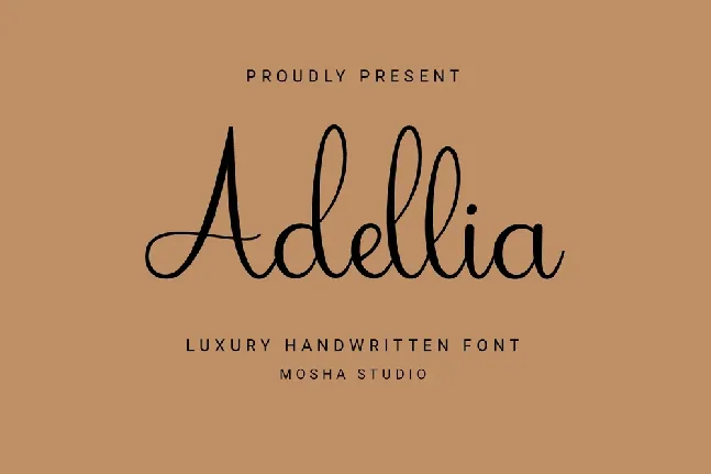 Adellia font