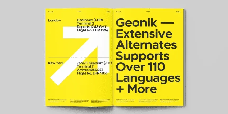 Geonik Pro font