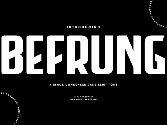 Befrung font