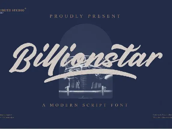 Billionstar font