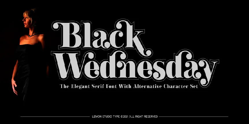 Black Wednesday font