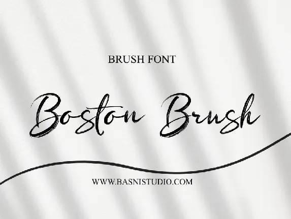 Bostonbrush font