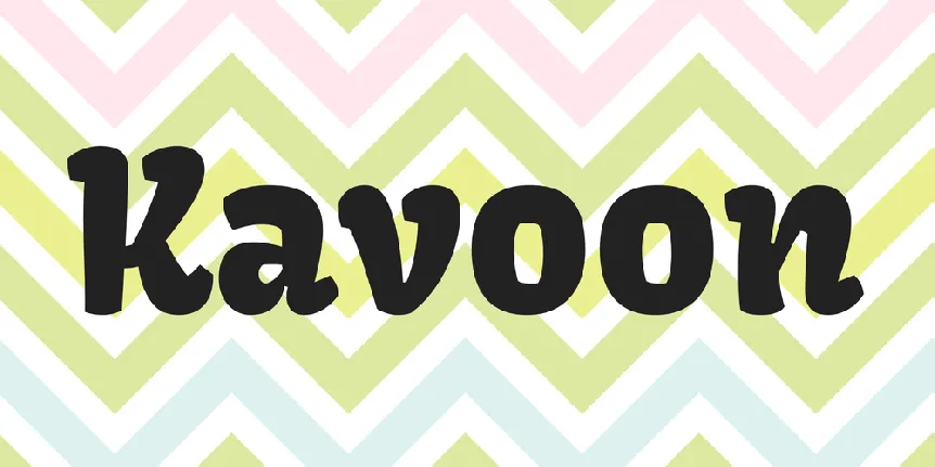 Kavoon font