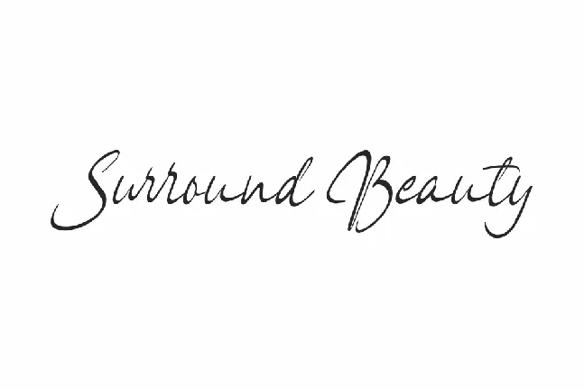 Surround Beauty font