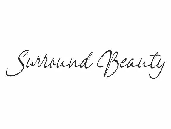 Surround Beauty font