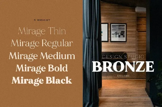 MADE Mirage Serif Family font