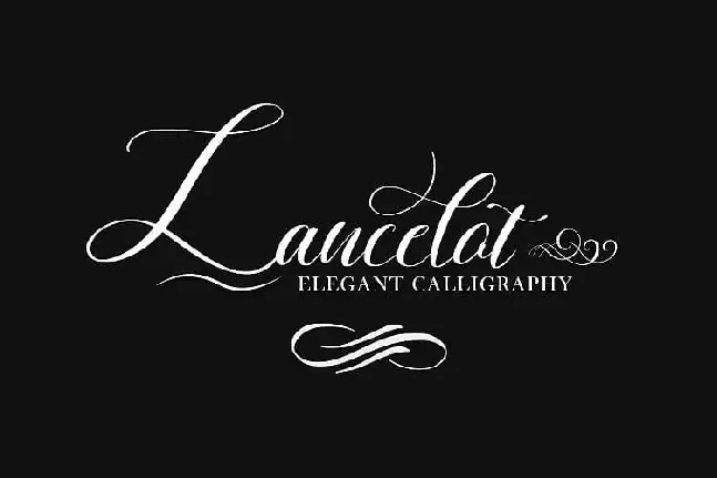 Lancelot Script font