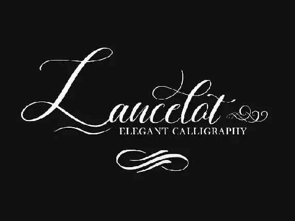 Lancelot Script font