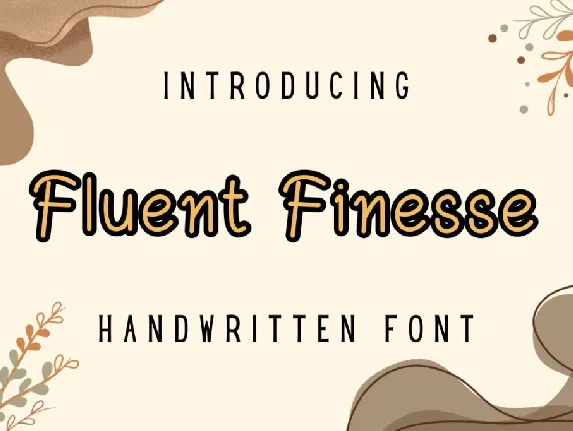 Fluent Finesse font