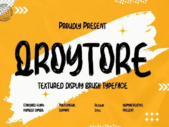 Qroytore font