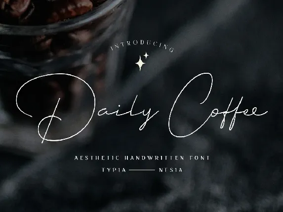 Daily Coffee font