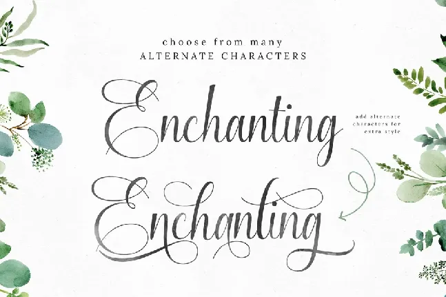 Enchanting font