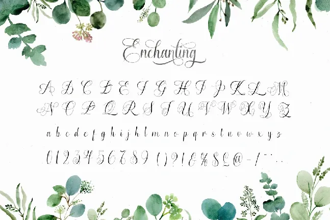 Enchanting font