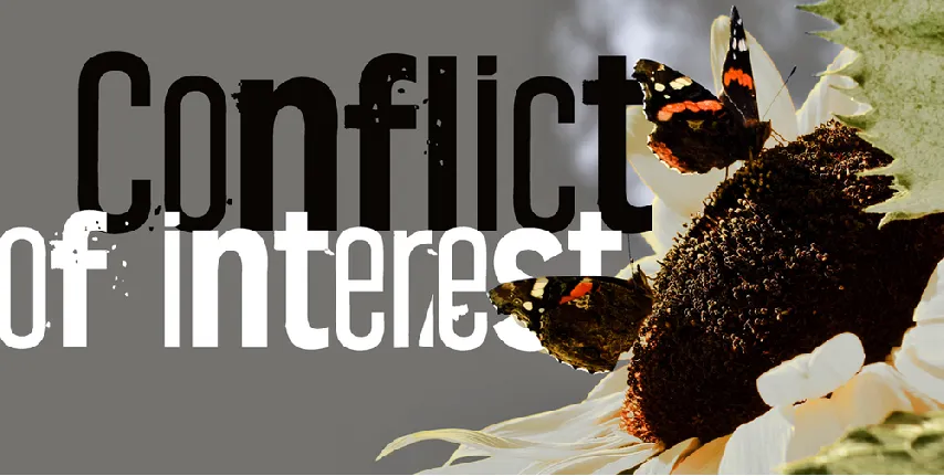 Conflict of interest font