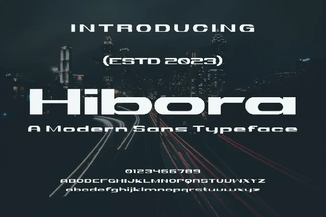 Hibora font