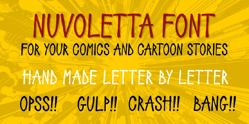 Nuvoletta font