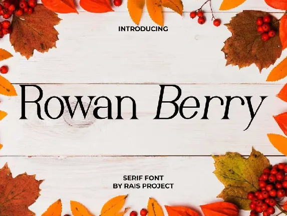 Rowan Berry font