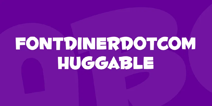 Fontdinerdotcom Huggable