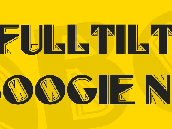 FullTilt Boogie NF font