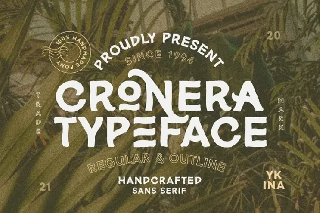 Cronera font