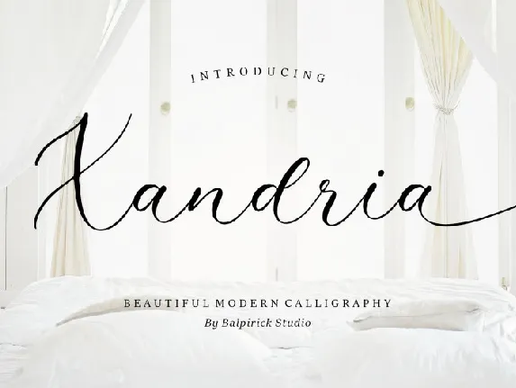 Xandria font