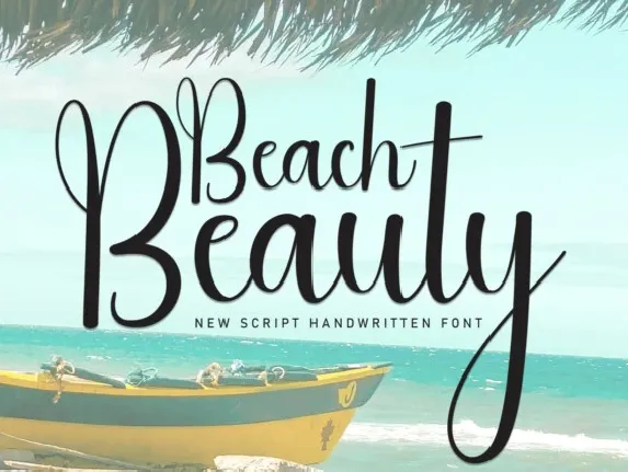 Beach Beauty Script font