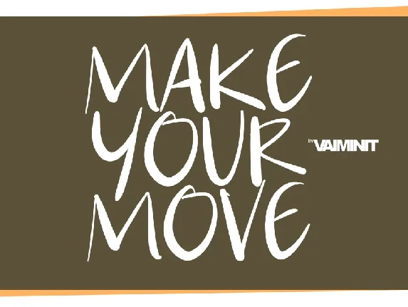 Make Your Move font