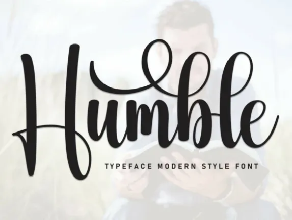 Humble Script font