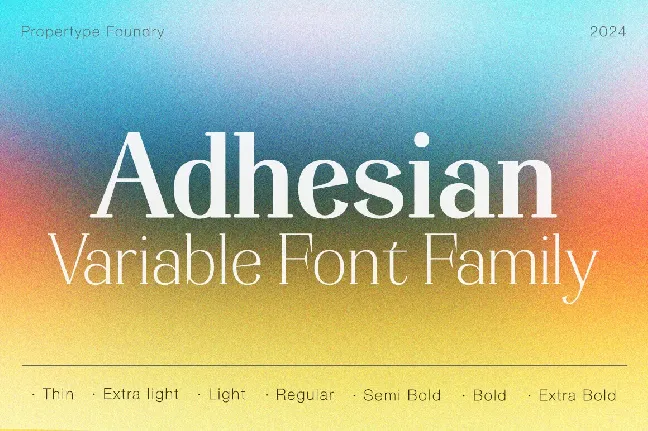 Adhesian font