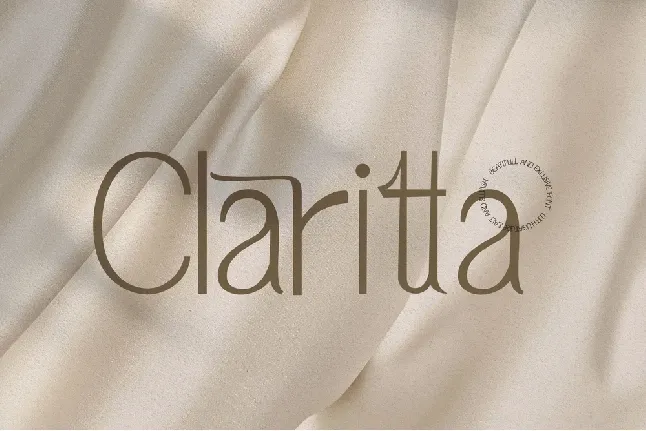 Claritta font