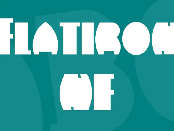 Flatiron NF font