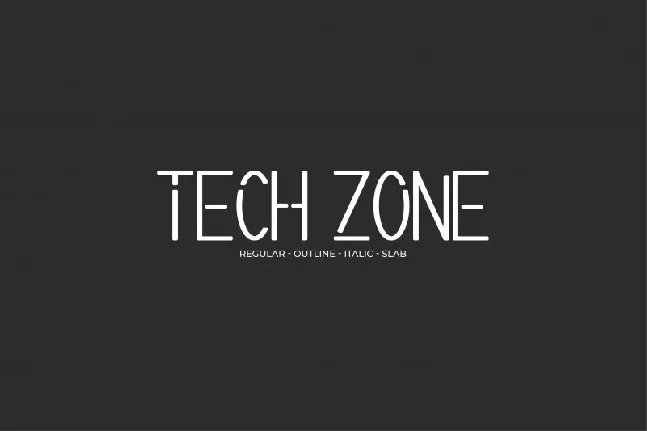 Tech Zone font