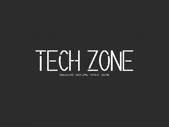 Tech Zone font