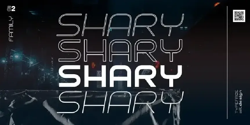 Shary Display font