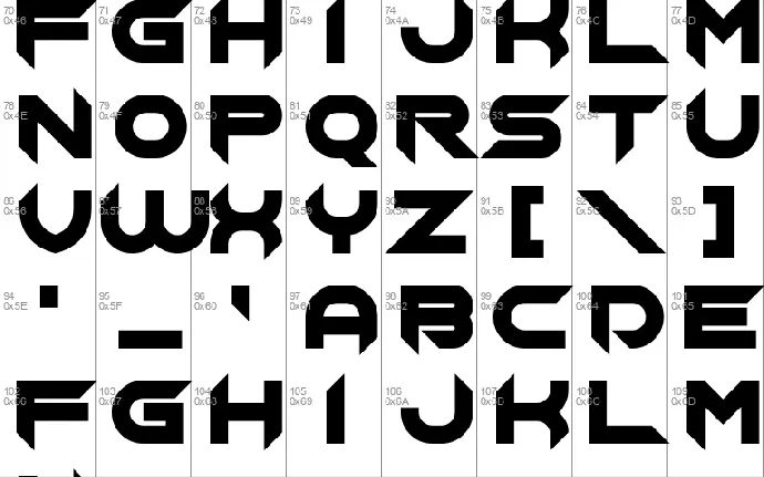 Chopsic font