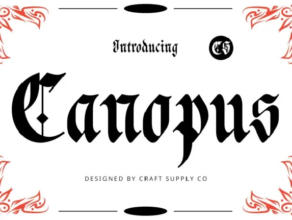 CS Canopus font