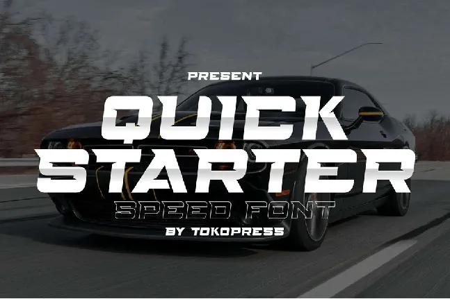 Quickstarter font