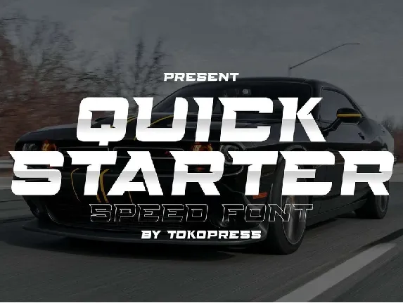 Quickstarter font