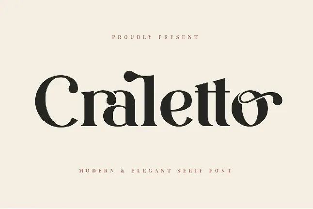 Craletto font