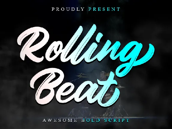 Rolling Beat_Personal Use font