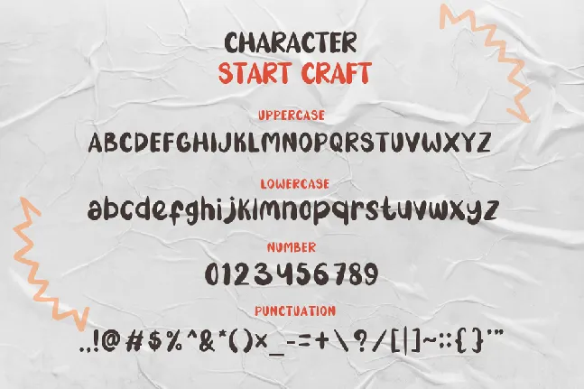 Start Craft font