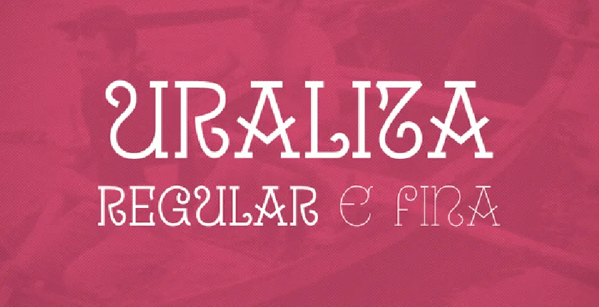 Uralita font