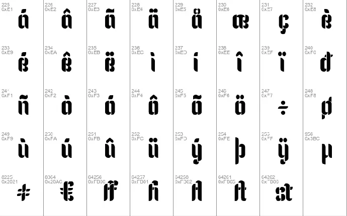 Kenia font