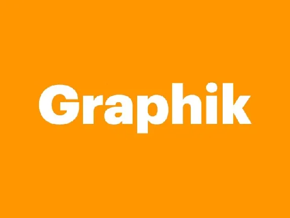 Graphik Family font