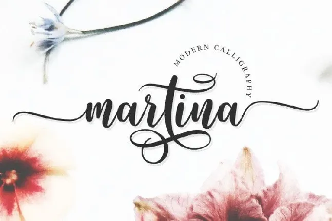 Martina Calligraphy font