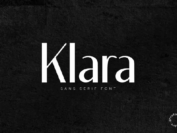 Klara Sans Serif font