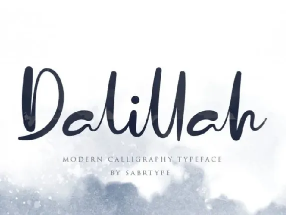 Dalillah Handwritten font