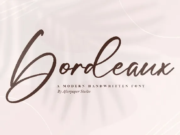 Bordeaux font