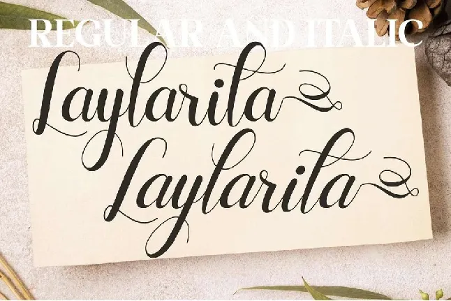 Laylarita font